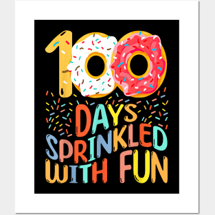 100 Days Of School Donuts Happy 100th Day Of School Posters and Art